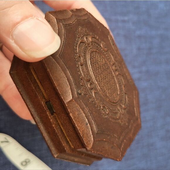 Very old union photo case with ruby ambrotype photograph & 1854 patent - Picture 10 of 16